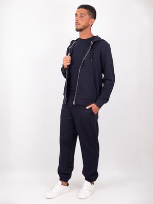 6. BOSS Men's Jogger Pants with Drawstring and Elasticated Hem Blue