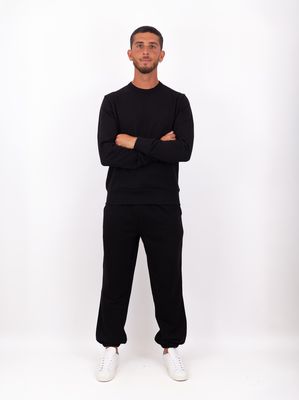 6. BOSS Men's Jogger Pants with Drawstring and Elasticated Hem Black