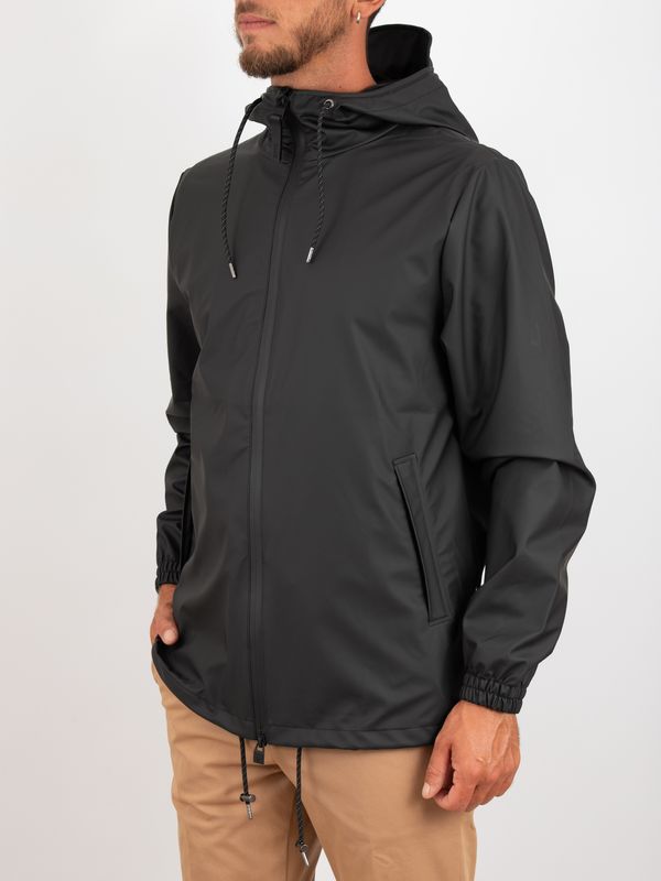 2. Rains Storm Breaker Men's Waterproof Jacket in PU Fabric Black RAINS 18370