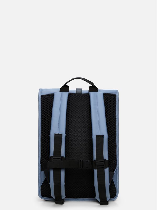 3. Rains Rolltop Rucksack with roll-top opening and carabiner closure Blue Dusk RAINS 13320