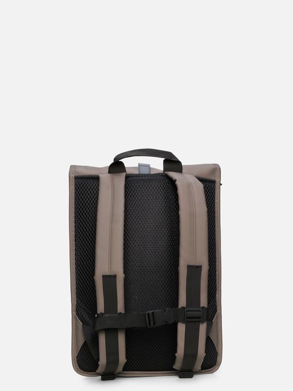 3. Rains Rolltop Rucksack with roll-top opening and carabiner closure Cinder RAINS 13320