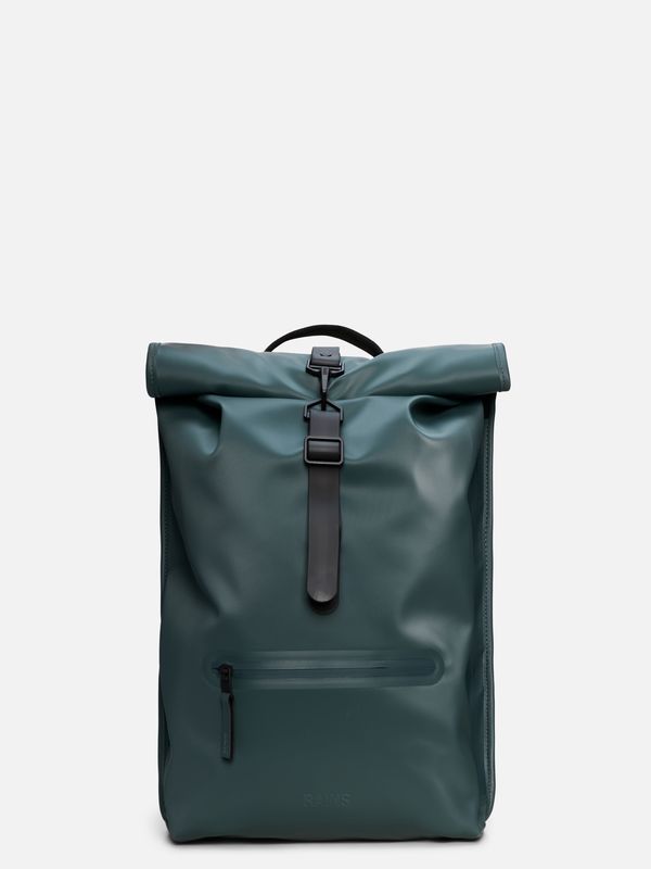 1. Rains Rolltop Rucksack with roll-top opening and carabiner closure Mystique RAINS 13320
