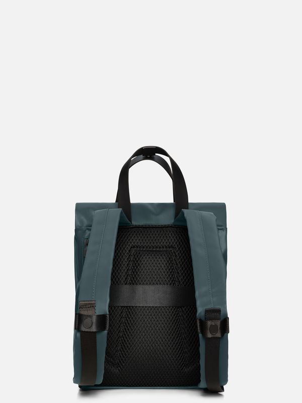 3. Rains 2 Way Tote Backpack Mini with Fold-Over Top Closure Mystique RAINS 12780