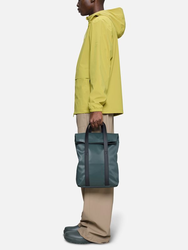 4. Rains 2 Way Tote Backpack Mini with Fold-Over Top Closure Mystique RAINS 12780