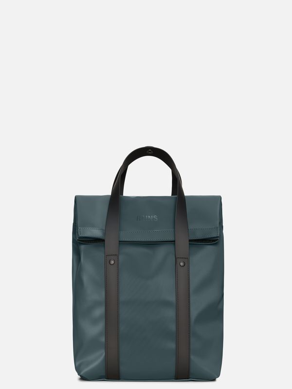 1. Rains 2 Way Tote Backpack Mini with Fold-Over Top Closure Mystique RAINS 12780