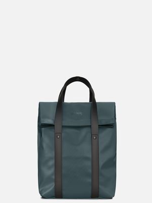 1. Rains 2 Way Tote Backpack Mini with Fold-Over Top Closure Mystique