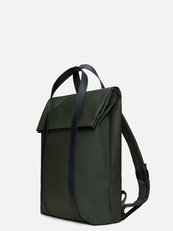 2. Rains 2 Way Tote Backpack with Large Main Compartment Green RAINS 12940