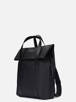 2. Rains 2 Way Tote Backpack with Large Main Compartment Black