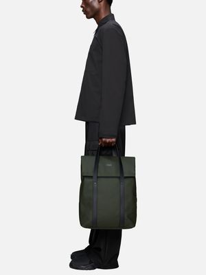 4. Zaino Tote Rains 2 Way Tote Backpack con ampio scomparto principale Verde