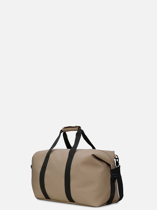 2. Sac de week-end Rains Hilo avec grand compartiment et poignées rembourrées Beige RAINS 14200