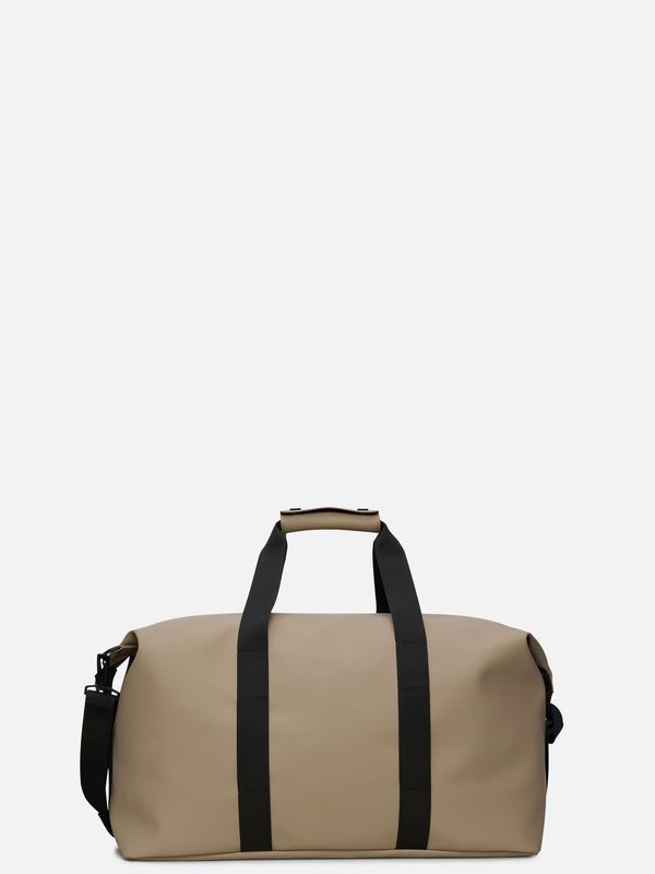 1. Sac de week-end Rains Hilo avec grand compartiment et poignées rembourrées Beige RAINS 14200