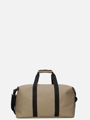 1. Rains Hilo Weekend Bag with Large Compartment and Padded Handles Beige