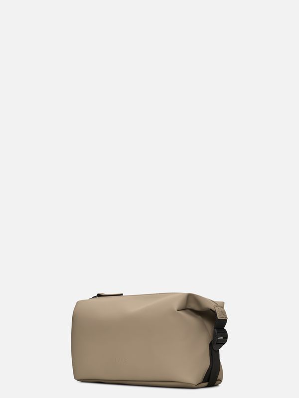 2. Rains Hilo Wash Bag Beauty Case with Adjustable Side Buckles Beige RAINS 15630