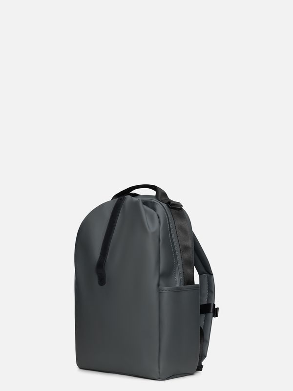 2. Zaino Rains Clip Front Backpack con ampia apertura con cerniera arrotondata Dark Grey RAINS 14890
