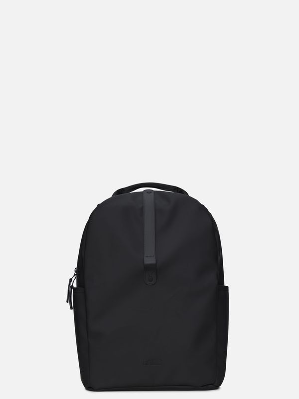 1. Sac à dos Rains à clip frontal avec large ouverture et fermeture éclair arrondie Noir RAINS 14890