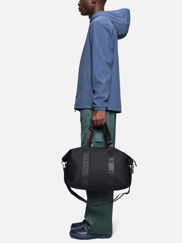 3. Borsa da Viaggio Rains Valera Weekend Bag Small con ampia chiusura con cerniera rivestita Nero RAINS 12880