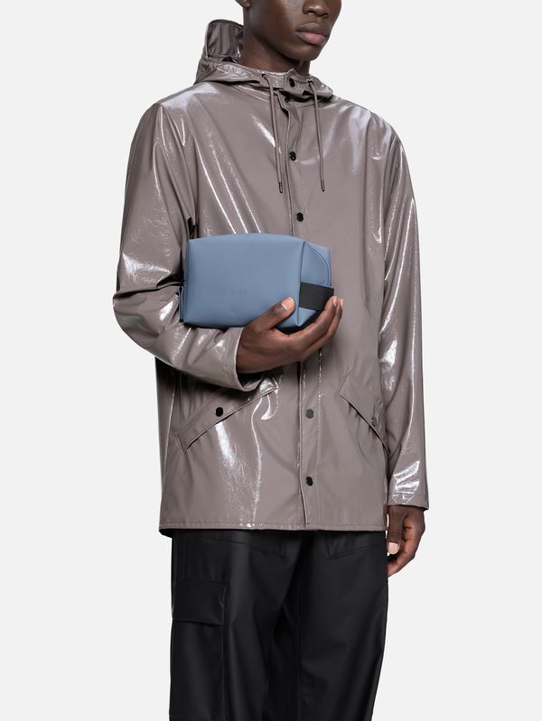 3. Beauty Case Rains Wash Bag Small compatto e impermeabile Blue Dusk RAINS 15580