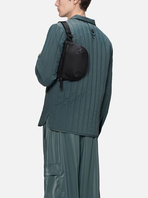 3. Rains Valera Bum Bag Micro with Built-In Adjustable Strap Black