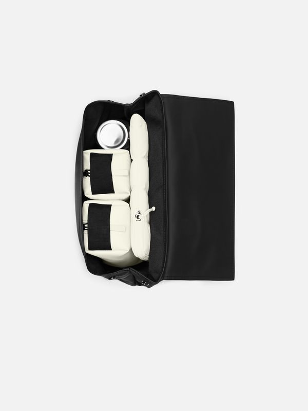 5. Rains MSN Bag Mini Backpack with spacious main compartment Beige RAINS 13310