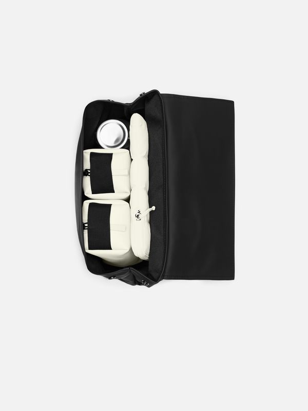 5. Rains MSN Bag Mini Backpack with spacious main compartment Black RAINS 13310