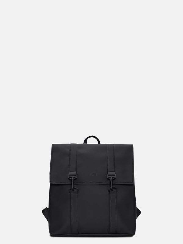 1. Rains MSN Bag Mini Backpack with spacious main compartment Black RAINS 13310