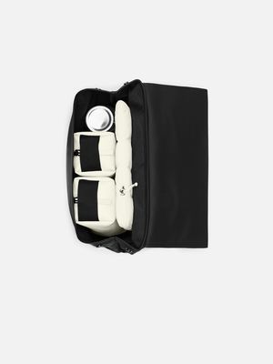 5. Rains MSN Bag Mini Backpack with spacious main compartment Black