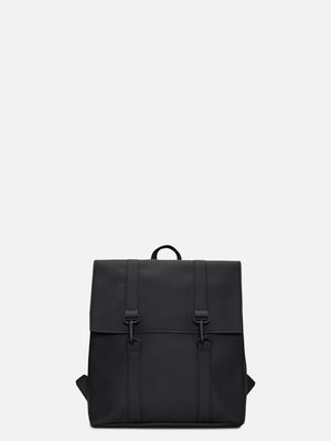 1. Rains MSN Bag Mini Backpack with spacious main compartment Black