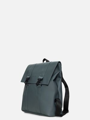 2. Zaino Rains MSN Bag con un ampio scomparto principale Dark Grey