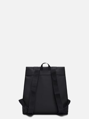3. Rains MSN Bag backpack with a large main compartment Black