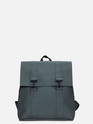 1. Zaino Rains MSN Bag con un ampio scomparto principale Dark Grey