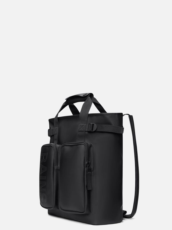 2. Zaino Tote Rains Texel Tote Backpack con spallacci imbottiti integrati Nero RAINS 14240