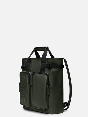 2. Zaino Tote Rains Texel Tote Backpack con spallacci imbottiti integrati Verde