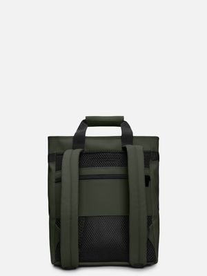 3. Zaino Tote Rains Texel Tote Backpack con spallacci imbottiti integrati Verde