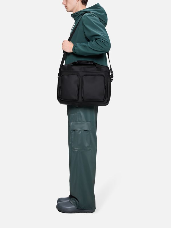 3. Sacoche pour ordinateur portable Rains Texel Tech Bag avec housse rembourrée Noir RAINS 14250