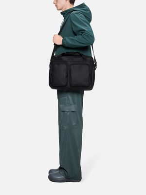 3. Sacoche pour ordinateur portable Rains Texel Tech Bag avec housse rembourrée Noir