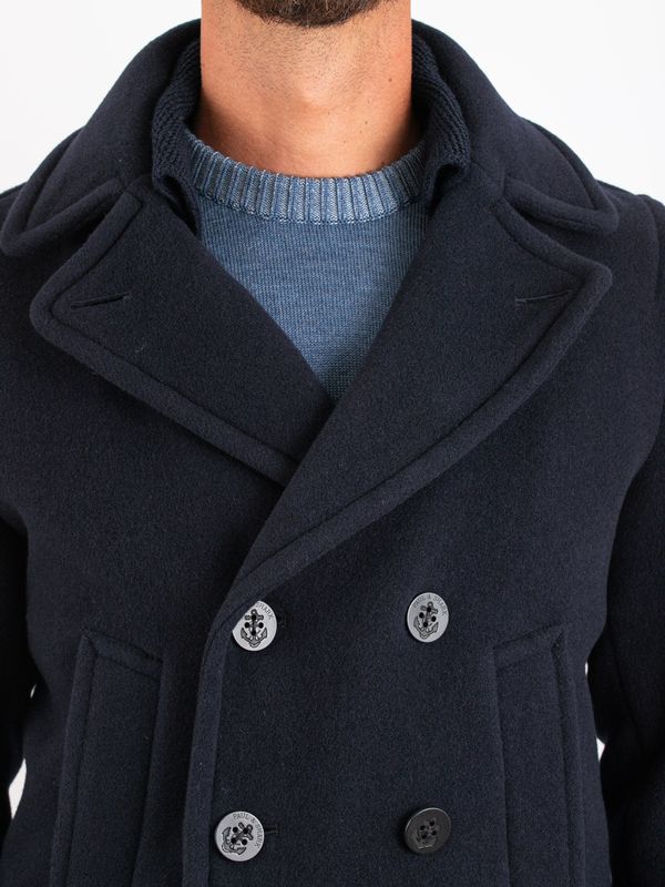 4. Paul & Shark Men's Double-Breasted Wool and Cashmere Caban Blue PAUL & SHARK 15312361