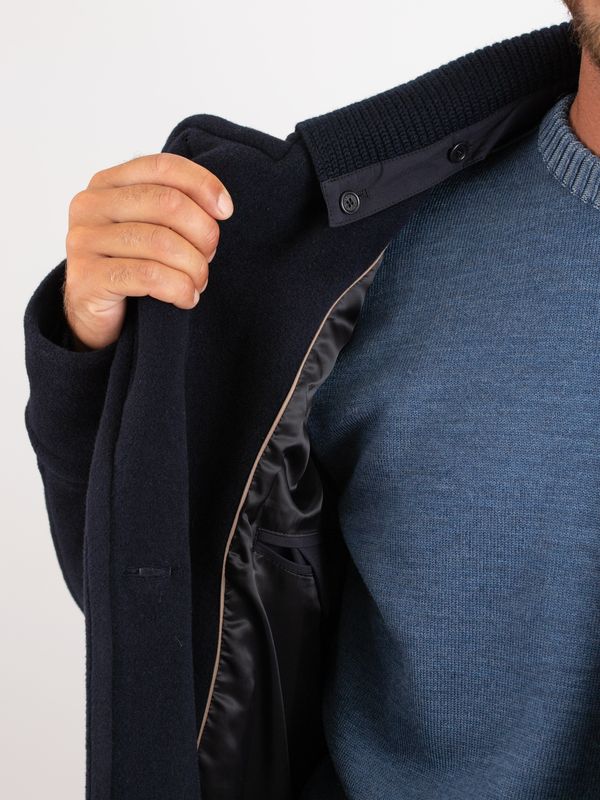 6. Paul & Shark Men's Double-Breasted Wool and Cashmere Caban Blue PAUL & SHARK 15312361