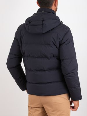 3. Paul & Shark Typhoon Platinum Men's Down Jacket with Hood Blue