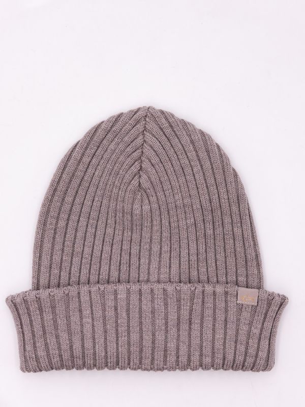 1. Paul & Shark Men's Ribbed Wool Hat with the Iconic Shark Logo Toupe PAUL & SHARK 99311018