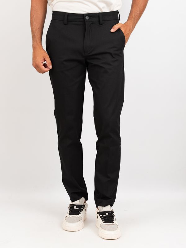 1. BOSS Men's Slim Fit Stretch Cotton Blend Trousers Black BOSS 50543945