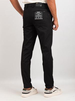 3. BOSS Men's Slim Fit Stretch Cotton Blend Trousers Black