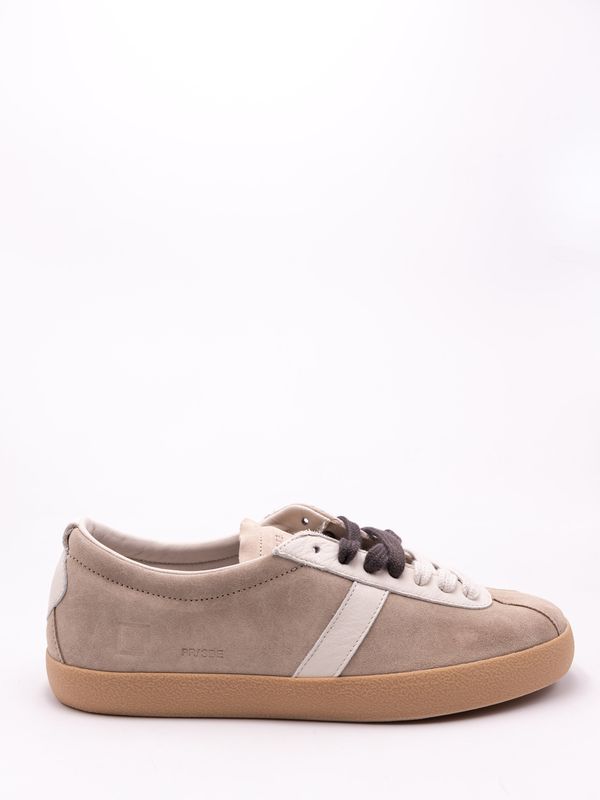 3. Sneakers Uomo D.A.T.E. Pr/Side in Camoscio Beige con Suola Miele Beige D.A.T.E. m451-pr-sd-bi