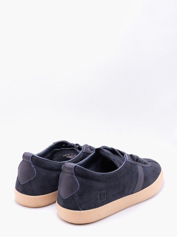 2. Sneakers Uomo D.A.T.E. Pr/Side in Camoscio con suola color miele Blu D.A.T.E. m451-pr-sd-ny