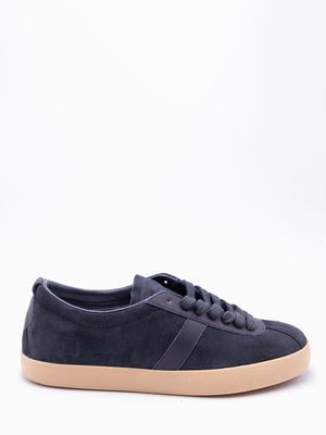 3. Sneakers Uomo D.A.T.E. Pr/Side in Camoscio con suola color miele Blu