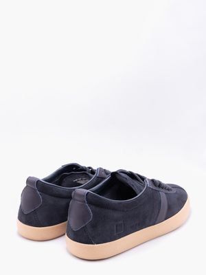 2. Sneakers Uomo D.A.T.E. Pr/Side in Camoscio con suola color miele Blu
