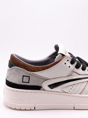 5. Sneakers Uomo D.A.T.E. Torneo in Pelle e Camoscio Nero