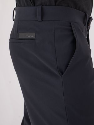 4. Pantalon chino d'hiver RRD Surflex pour homme, coupe slim Bleu Noir