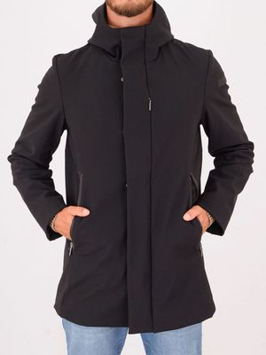 1. RRD Surflex Winter Thermo Men's Jacket with Hood Black