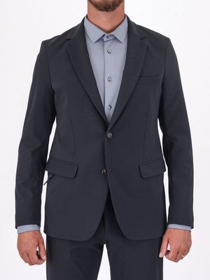1. Blazer Uomo RRD Surflex Winter Monopetto in Tessuto Stretch Blu Black