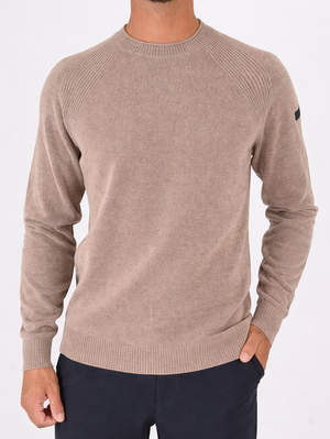 1. Pull en maille chenille extensible à col rond en velours RRD pour homme Sandales